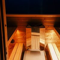 Vorschaubild: 
Abendstimmung LED in Saunafass von Finnwerk Deluxe