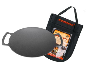 Muurikka 38 Eisenpfanne für Lagerfeuer mit Tragetasche