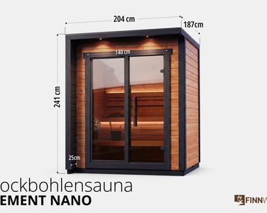 Blocksauna Element Nano