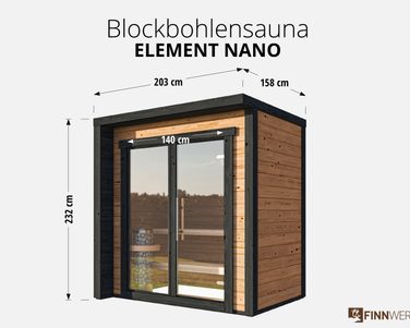 Blocksauna Element Nano