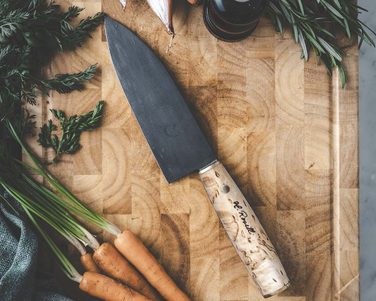 R760 Küchenmesser kurz (Santoku, 16cm)