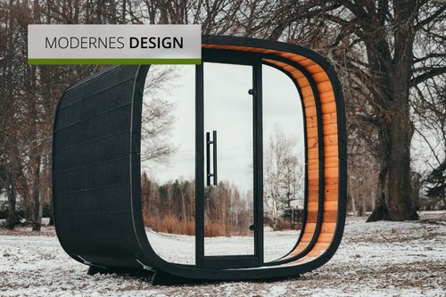 Vorschaubild: 
Saunafass Gartensauna Round Cube Mini Saunabänke