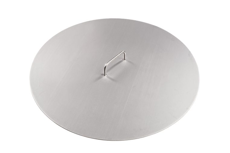 Edelstahl Deckel TOMI für die Feuerschale massiv, schlichtes Design Edelstahl Deckel TOMI für die Feuerschale massiv, schlichtes Design