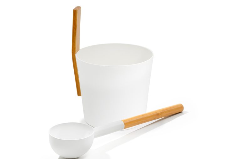 Kolo Saunaeimer-Set Kolmas in weiß