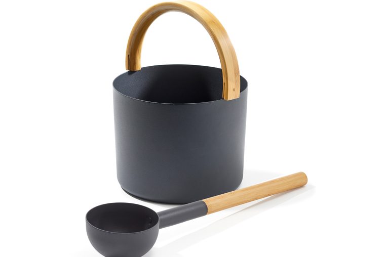 Kolo Saunaeimer-Set Toka in schwarz