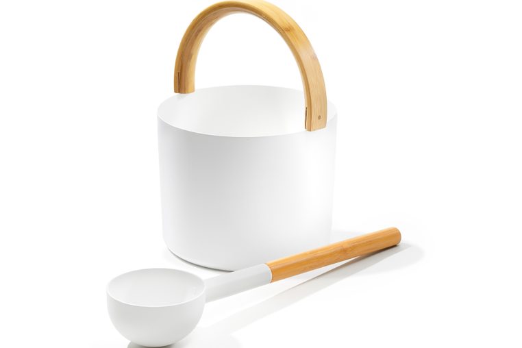 Kolo Saunaeimer-Set Toka in weiß