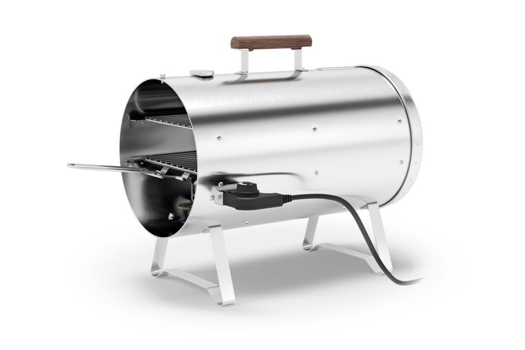 Muurikka 1200PRO Smoker - geöffnet, mit zwei Ebenen und Leistungsregler zur Temperatursteuerung Muurikka 1200PRO Smoker - geöffnet, mit zwei Ebenen und Leistungsregler zur Temperatursteuerung