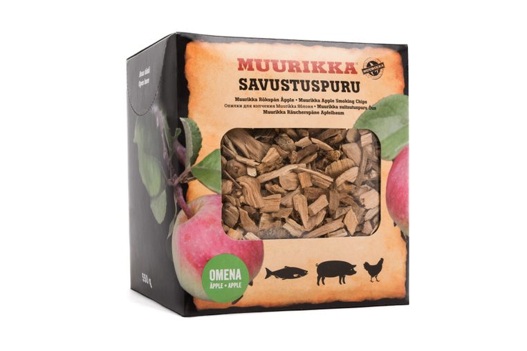 Muurikka Räucherchips Apfel -zartes fruchtiges Raucharoma, smoking Apple Muurikka Räucherchips Apfel -zartes fruchtiges Raucharoma, smoking Apple