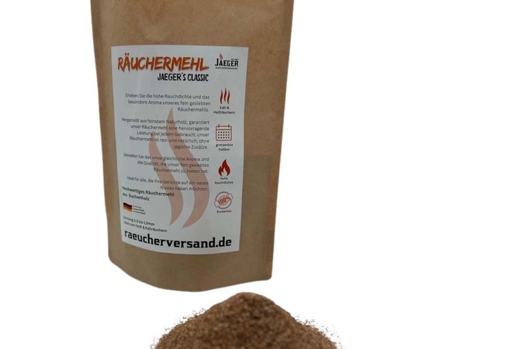 Räuchermehl zum Heiß- und Kalträuchern von Fisch
