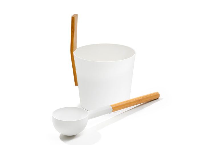 Kolo Saunaeimer-Set Kolmas in weiß
