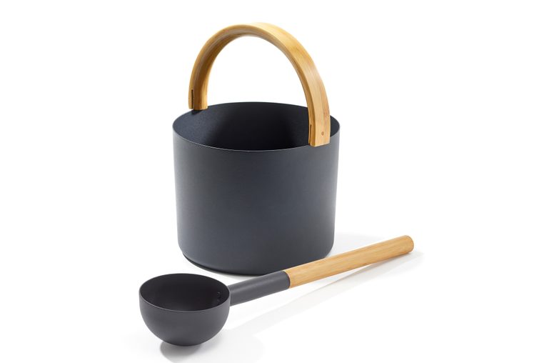 Kolo Saunaeimer-Set Toka in schwarz