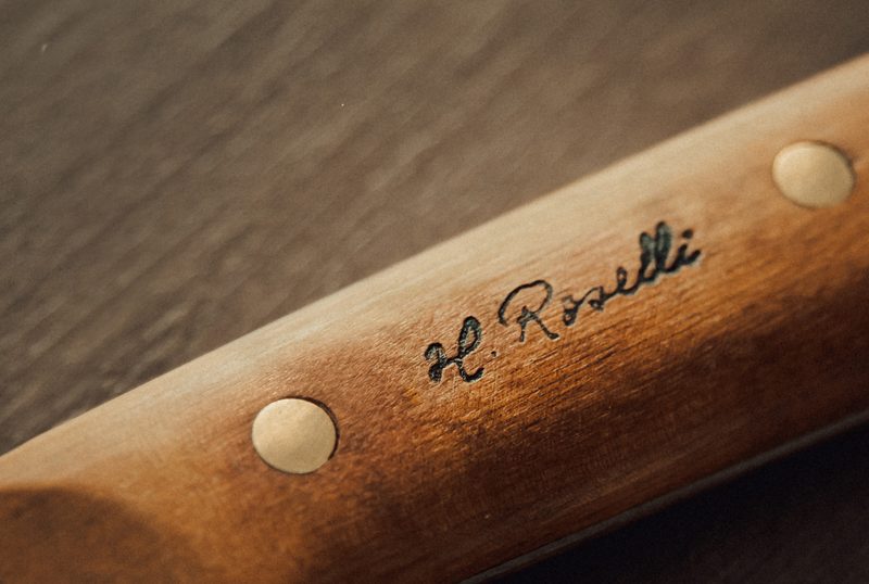 H.Roselli Logo auf Messergriff (Manufaktur)